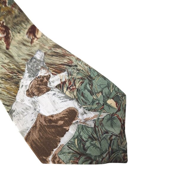 Pheasant Bird Hunting Dogs Hunter Novelty Necktie - Picture 3 of 6